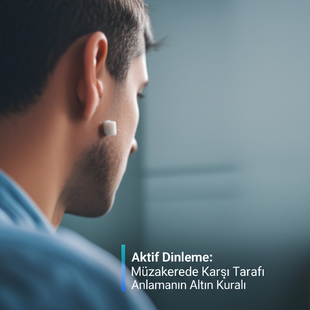 Aktif Dinleme: Müzakerede Karşı Tarafı Anlamanın Altın Kuralı