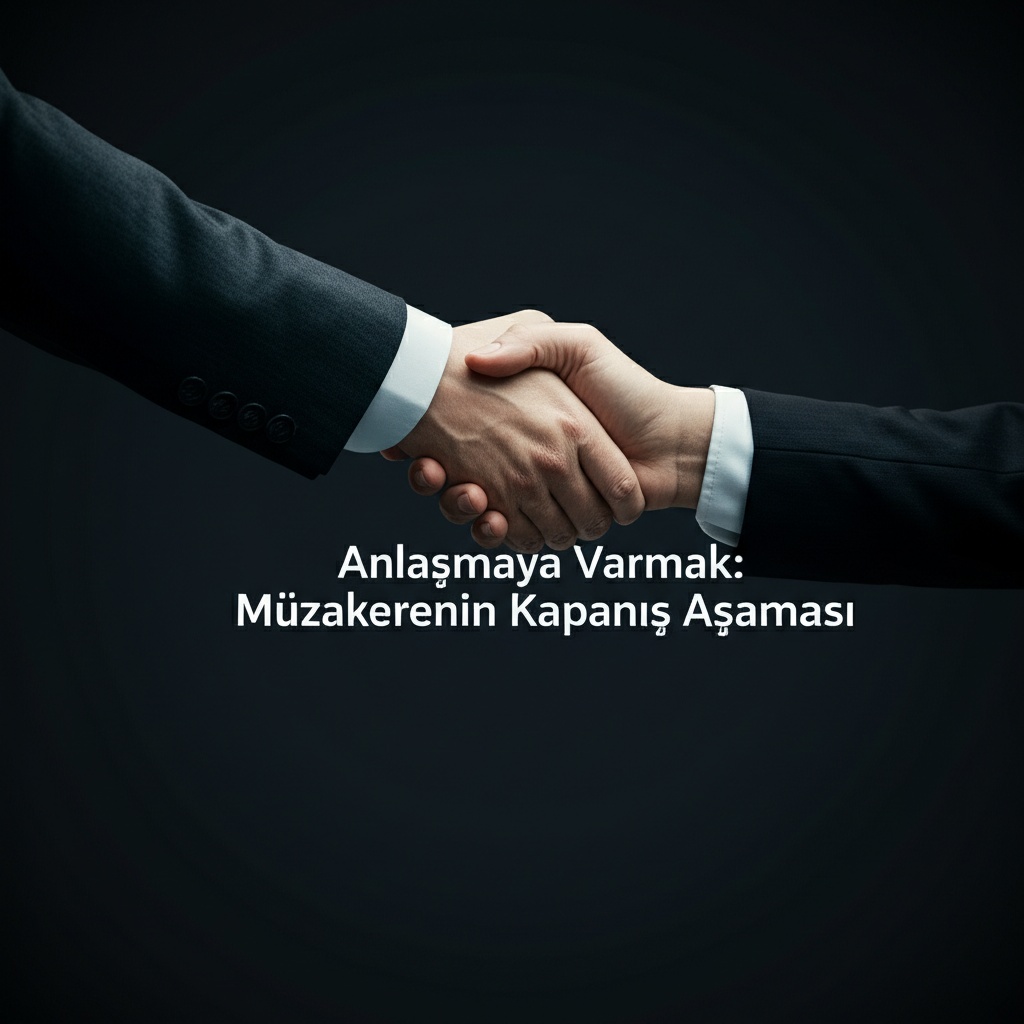 Anlaşmaya Varmak: Müzakerenin Kapanış Aşaması