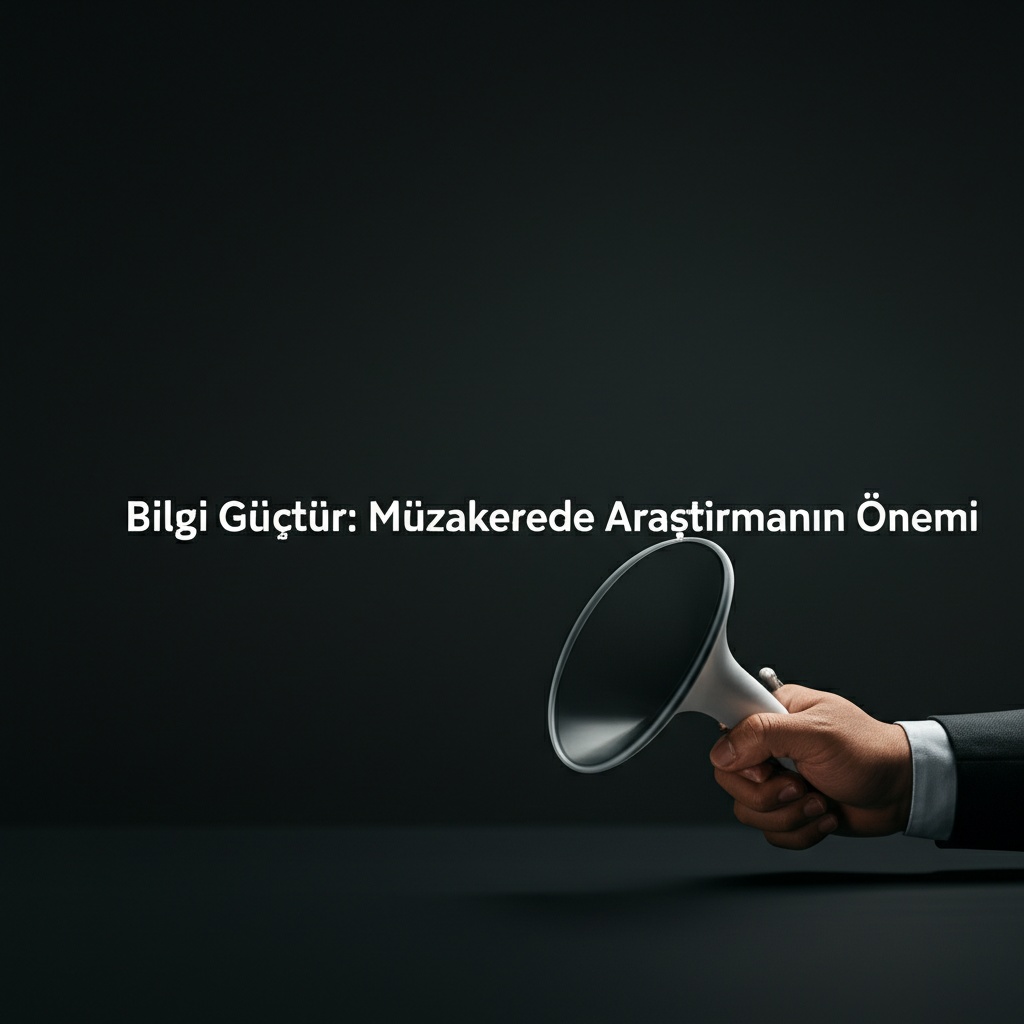 Bilgi Güçtür: Müzakerede Araştırmanın Önemi