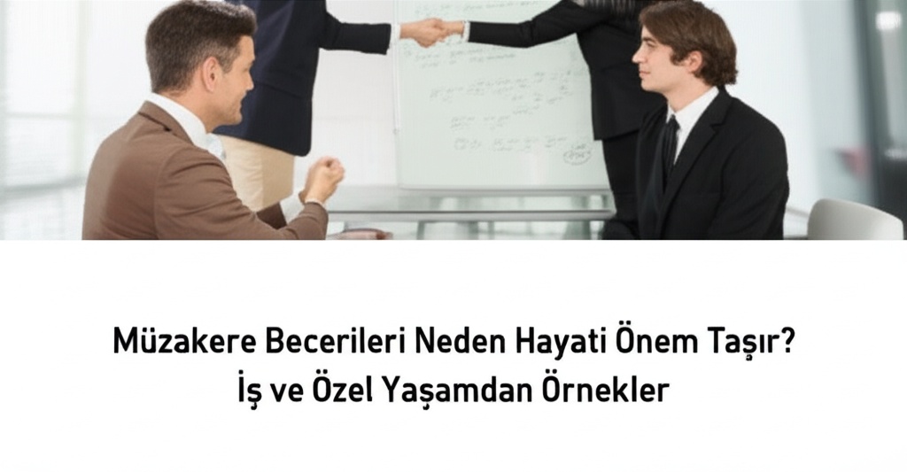 Müzakere Becerileri Neden Hayati Önem Taşır? İş ve Özel Yaşamdan Örnekler