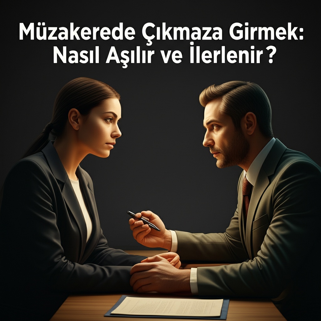 Müzakerede Çıkmaza Girmek: Nasıl Aşılır ve İlerlenir?