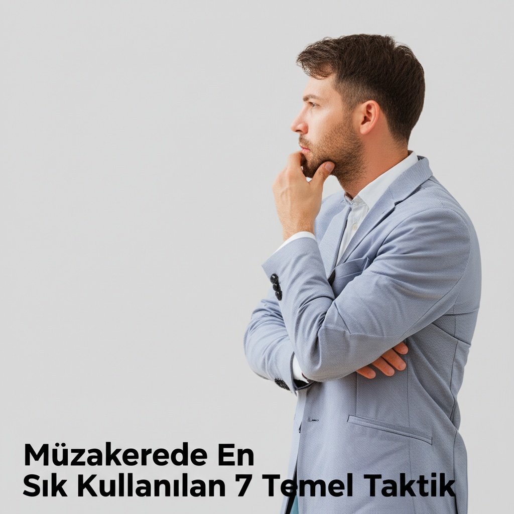 Müzakerede En Sık Kullanılan 7 Temel Taktik