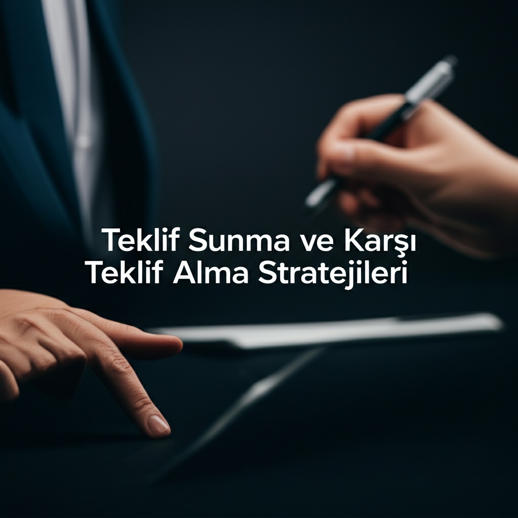 Teklif Sunma ve Karşı Teklif Alma Stratejileri